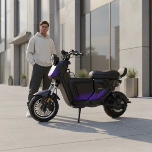 Moto électrique haute puissance 1500W, style Xiaoniu, cyclomoteur rapide 60 km/h, scooter de trajet personnalisable en plusieurs couleurs - Product Image 1
