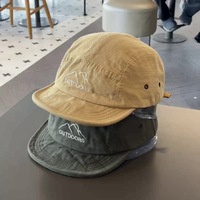 Chapeau japonais à bords courts de haute qualité pour hommes étudiants casquette de baseball souple cinq pièces