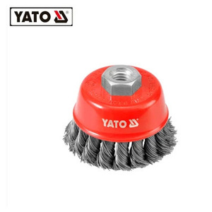 Yato Cup <b>Brush</b> 60Mm Steel <b>Wire</b> Bowl Shape For Metal Cleaning - Product Image 1