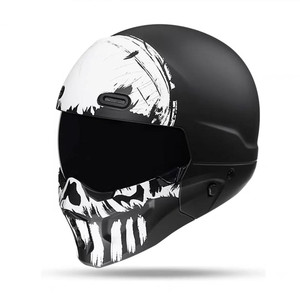 Domestique <span class=keywords><strong>Scorpion</strong></span> <span class=keywords><strong>Moto</strong></span> Été Voiture Électrique Rétro Casque Complet <span class=keywords><strong>Moto</strong></span> Quatre Saisons et Demi Casque Ventilé Respirant - Product Image 1