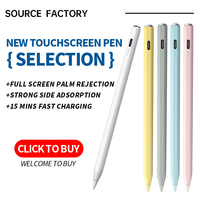 Stylet actif WENKU WKZP010H pour iPad Mini Air, sensible à la pénibilité, rejet de la paume intelligent, pointe remplaçable, support en forme de D, aluminium