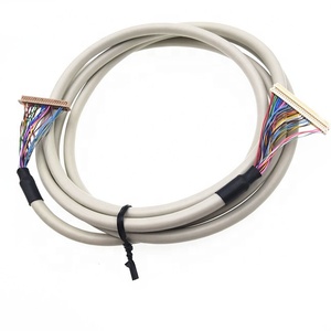 热卖1.25毫米间距HRS DF13 40针EDP电缆至1毫米间距JAE FI-X30 30针液晶LVDS电缆组件 - Product Image 1