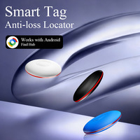 Pelacak Barang Anti Air Smart Plastic Android Tag untuk Jaringan Temukan Perangkat Saya Google, Pencari Kunci untuk Dompet dan Koper, Tanpa SIM