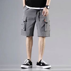 Factory Price Bermuda Work Shorts Men's Loose Casual Pants Hip Hop Multi-pocket High Quality <b>Cargo</b> Shorts for Men - Product Image 2