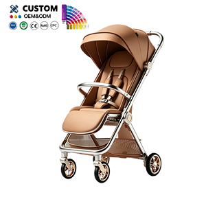 Poussette pliable automatique légère en alliage d'aluminium, berceau, système de voyage <span class=keywords><strong>double</strong></span> pour bébé de 0 à 3 ans - Product Image 2