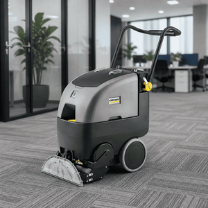 Nettoyeur <span class=keywords><strong>de</strong></span> tapis professionnel BRC 40/34 C Karcher, équipement commercial <span class=keywords><strong>de</strong></span> nettoyage en profondeur des fibres, faible humidité résiduelle, utilisation facile - Product Image 5