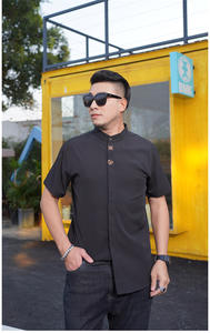 <span class=keywords><strong>เสื้อ</strong></span><span class=keywords><strong>เชิ้ต</strong></span>แขนสั้นผู้ชายไซส์ใหญ่ <span class=keywords><strong>คอ</strong></span>ปกแบบจีน สไตล์ลำลอง ใส่สบาย ระบายอากาศได้ดี ไม่ยับง่าย เหมาะสำหรับฤดูร้อน รับผลิตแบบ ODM - Product Image 5