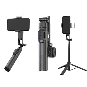 Produttore vendita calda stabilizzatore per telefono cellulare pieghevole Mini supporto portatile treppiede intelligente tre luci Selfie Stick porta telefono - Product Image 1