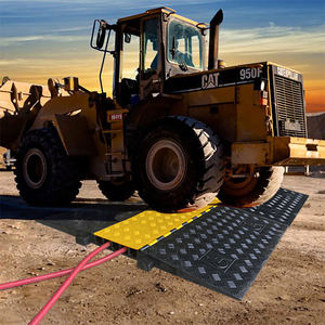 Protecteur <span class=keywords><strong>de</strong></span> câble en caoutchouc à 5 canaux, rampe pour fauteuil roulant pour les événements, intérieur et extérieur, <span class=keywords><strong>passage</strong></span> <span class=keywords><strong>de</strong></span> câbles multi-canaux, pente robuste - Product Image 6