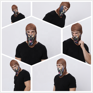 Penutup wajah memakai helm motor masker wajah penuh olahraga masker ski tipis balaclava - Product Image 5