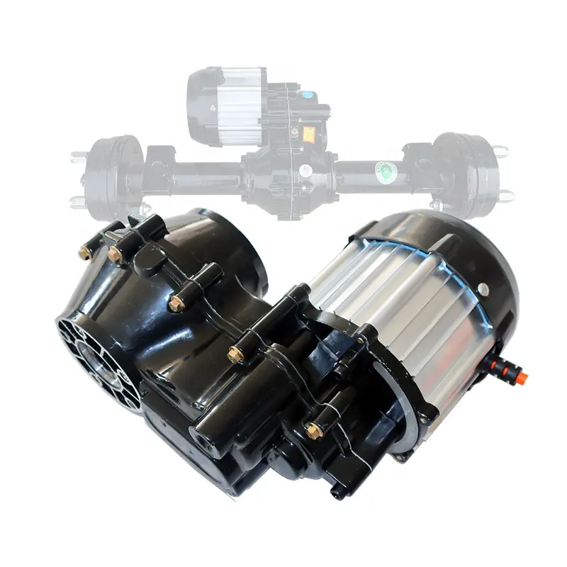 Customized 1:28 speed ratio 800W DC brushless motor differential assembly is suitable for low speed electric tricycles