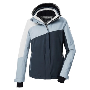 Veste de ski déperlante pour <span class=keywords><strong>fille</strong></span> personnalisée <span class=keywords><strong>manteau</strong></span> de snowboard imperméable et respirant à capuche et fermeture à glissière coupe-vent grande taille - Product Image 3