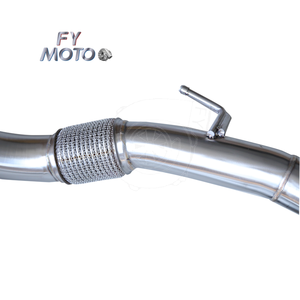 Tuyau de descente d'échappement 3.5 "pour VW <span class=keywords><strong>Golf</strong></span> Gti MK7 R 2.0L EA888 TSI A3 S3 8V pour LHD & RHD - Product Image 5