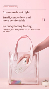 Bantalan pemanas menstruasi tanpa kabel, sabuk pembungkus pinggang wanita, pemijat menstruasi cepat panas dengan tampilan Digital portabel - Product Image 6