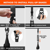 Brazo elástico Pecho Muscle Fitness Resistencia Tubo Banda Pull up Bar Chin up Asistencia Bandas