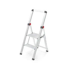 中国供应商家庭用途支架铝折叠梯级梯子防滑踏板