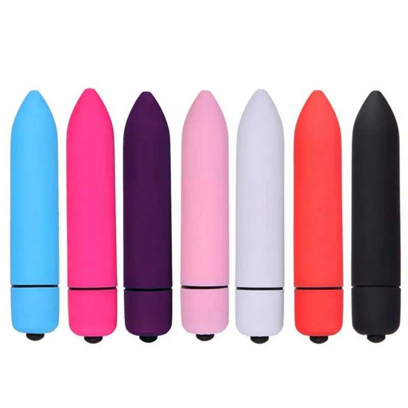 Mainan seks wanita ungu tahan air getar kuat seks Mini vagina panjang Vibrator peluru 10 Kecepatan