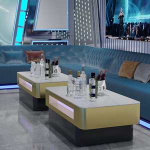 Fabricante al por mayor, barra de <span class=keywords><strong>bar</strong></span>, mesa de iluminación Led, piedra sinterizada de acero inoxidable personalizada, muebles de club nocturno fáciles de limpiar - Product Image 4