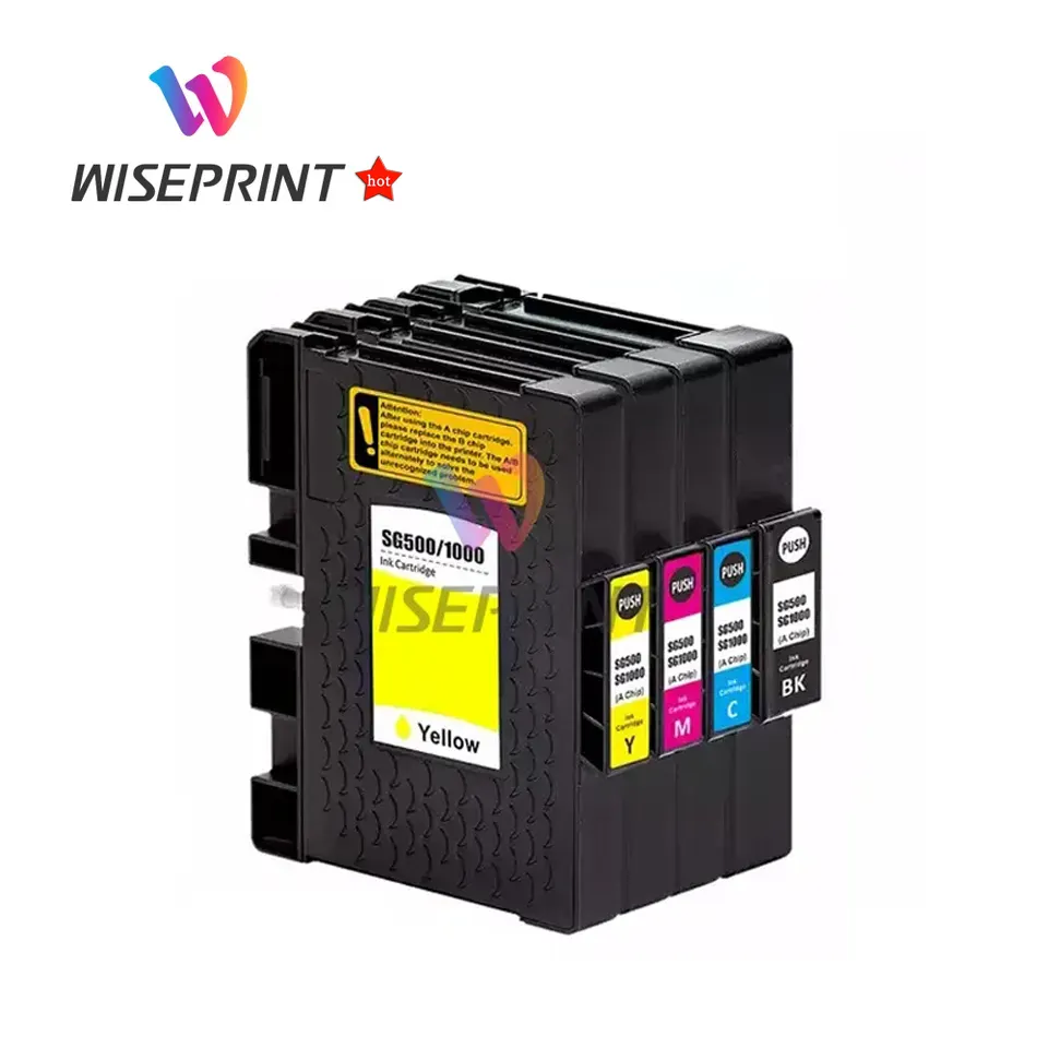 Wiseprint High Yield Compatible Ricoh Sawgrass SG500 SG1000 SG 500 SG 1000 Sublimation refillable ink cartridge Printer