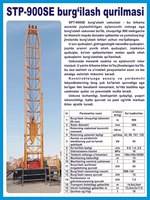 Plateforme de forage montée sur remorque pour l'extraction in situ de l'uranium