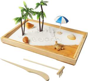 Minijardín <span class=keywords><strong>Zen</strong></span> <span class=keywords><strong>japon</strong></span>és de madera para escritorio, venta al por mayor - Product Image 1