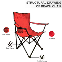 Chaise de plage pliable légère en fer, design durable et écologique, pour activités de camping et de sport en extérieur, style lune
