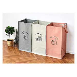 Custom Wholesale Promotion <strong>Reusable</strong> Sorted <strong>Garbage</strong> Colorful Recycled Standard Size pp Woven Shopping <strong>Bag</strong> - Product Image 3