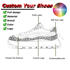 Zapatillas Deportivas para Hombre, Personalizadas, Casuales, Antideslizantes, Cómodas, Transpirables, con Superficie de Malla, Suela Gruesa, para Caminar - Product Image 2