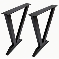 Pieds de meubles noirs/dorés/bronze antique/chromés, pieds de table de bureau, petits pieds de table de pique-nique
