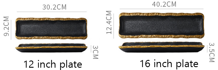 Bordure noir-or