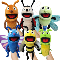 Boneka Tangan Mainan Mewah Super Lembut Realistis 40Cm Boneka Jari Hewan Serangga Simulasi Permainan Interaksi Boneka Mainan Bermain Pura-pura