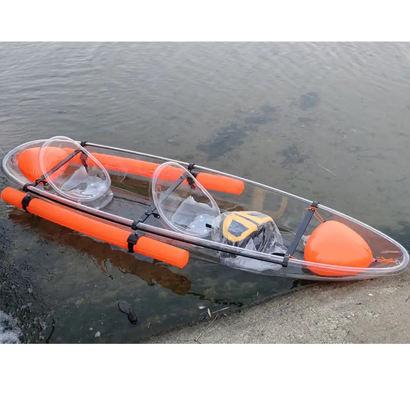 Double transparent Clear kayak for sale
