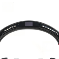 Volant en fibre de carbone avec LED pour Isuzu D-MAX 2015-2018, remplacement personnalisé pour pick-up