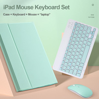 Mini Teclado Inalámbrico Ultrafino de Material Premium para Ratón, Compatible con Sistemas Completos IOS, Android, Windows, Laptop