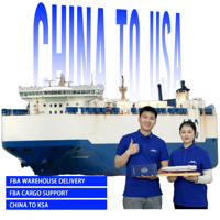 Transit maritime DDP Chine vers KSA pour le reapprovisionnement e-commerce, fret porte-à-porte Amazon FBA LCL FCL, taxes payées, fournisseur d'entreposage 3PL