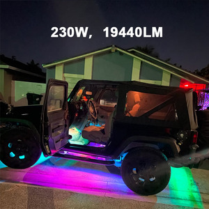 Kit d'éclairage LED à trois rangées de dessous de caisse RGBIC étanche à trois rangées pour voiture tout-terrain, voiture et camion. - Product Image 3