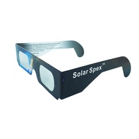 Lunettes d'éclipse solaire totale certifiées CE ISO, approuvées AAS, vente chaude, CCQS CE DoC