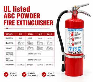 <span class=keywords><strong>Extincteur</strong></span> à <span class=keywords><strong>poudre</strong></span> <span class=keywords><strong>CO2</strong></span> non conductrice certifié UL pour l'Amérique du Nord, sans dommage pour l'équipement - Product Image 1
