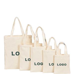 Cotton Canvas Reusable Grocery Shopping Blank Tote <b>Bag</b> with Handles - Product Image 1
