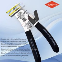 Multifunctional Stripper FSP-6PRO with Kevlar Scissors for Indoor Fiber Optic Cable FTTH Network