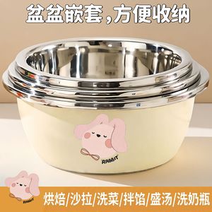 Stainless Steel <b>Vegetable</b> Washing Basin Food Grade Multi Functional Kitchen Sink Single Bowl Glossy Surface - Product Image 3