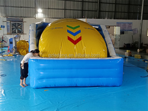Parc de trampoline gonflable voler vers l'airbag sautant jeux de sac <span class=keywords><strong>blob</strong></span> homme volant - Product Image 6