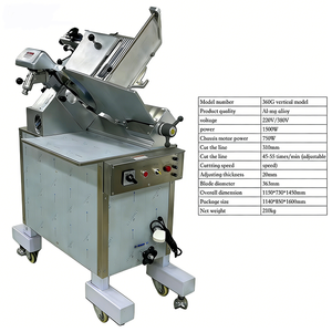 Machine à trancher la viande congelée électrique ME QDMECH 220V, entièrement automatique, machine à trancher la viande industrielle - Product Image 2