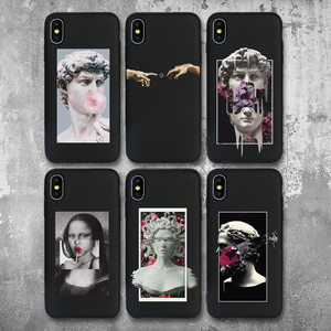 1000 + ดีไซน์แบบกำหนดเอง Mona Lisa Art David TPU เคสซิลิโคนสำหรับ <span class=keywords><strong>iPhone</strong></span> 11 12 13 14 15 PRO MAX พิมพ์ UV - Product Image 1