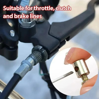 Vis de fixation en métal pour câble d'accélérateur, frein, embrayage et câble de starter pour moto, kart, tondeuse à gazon