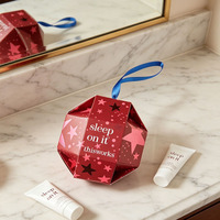 Boîtes de Noël créatives en forme arrondie en matériaux recyclés pour bonbons, cosmétiques, soins de la peau, mini-cadeaux de compte à rebours des fêtes
