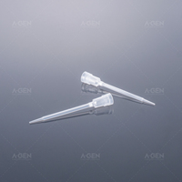 Embouts Tecan jetables stériles en plastique de laboratoire Transparent Racked stérile Avec filtre à faible rétention