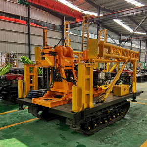Fabricant 100m 150m 200m Diesel hydraulique portable appareil de forage de puits d'eau machine de forage Mine plates-formes de forage - Product Image 1