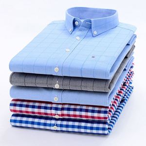 <span class=keywords><strong>Chemise</strong></span> décontractée pour homme, nouvelle collection printemps-automne, en coton Oxford tissé, avec col et manchettes longues, vente en gros - Product Image 4