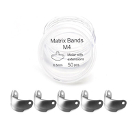 Bandes matricielles sectionnelles de soins dentaires 50 pièces/boîte avec des tailles de 3.5mm 4.5mm 5.5mm 6.5mm